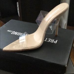 Pretty Little Thing heels .